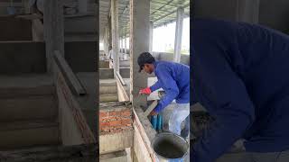 Technology How To Plastering Wall plaster youtubeshorts capcut shorts [upl. by Ossy]