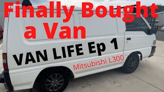 Van Life  Ep 1  Finally Bought a Van  Mitsubishi Express L300  First Look and Walk Around [upl. by Zennie]