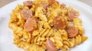 Receta sencilla y deliciosa de quotPasta con Salchichaquot para disfrutar en pocos minutos [upl. by Zetram]