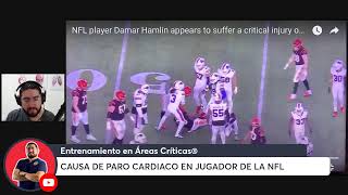 PARO CARDÍACO 🫀 EN JUGADOR DE LA NFL 🏈 COMMOTIO CORDIS [upl. by Salokkin]