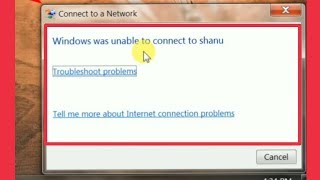 Pc WiFi Problem  Fix Windows Was Unable To Connect To Hotspot Or WiFi In Computer [upl. by Sateia]