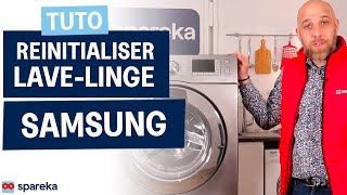 Comment réinitialiser une machine à laver Samsung  Programme test Mode SAV Code erreur [upl. by Neenej610]