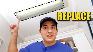 How to Replace a Fluorescent Light Bulb  T12 [upl. by Aliuqet]