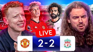 WATCHALONG  Man Utd 2  2 Liverpool  Laurence McKenna Nicole Holliday amp CultureCams 🔥 [upl. by Hartman788]