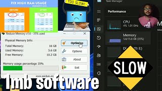 Reduce Memory Usage in Windows XP781011  Boost PC Speed with FREE Memory Reducer Software pc [upl. by Ziagos346]