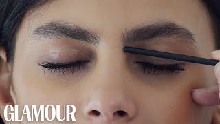 How to Shape Your Eyebrows  Glamour [upl. by Avraham]