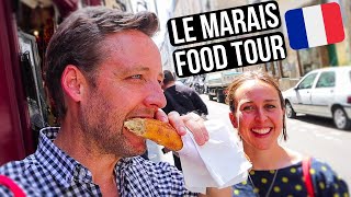 EPIC PARIS Food Tour  11 INCREDIBLE Stops  Best of LE MARAIS [upl. by Iddo]