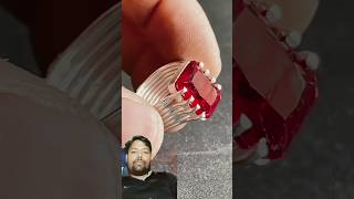 Pink stone silver ringjewellerymaking ytshorts facts shortsviral viralshorts [upl. by Enella164]