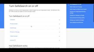 How to Activate Google Safe Search [upl. by Yrrag]