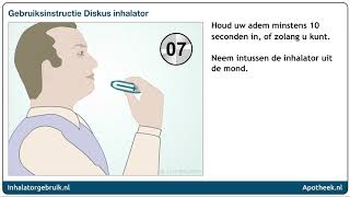 Medicatie toedienen via de luchtwegen met een poederinhalator [upl. by Hanavas490]