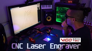 Laser Engraver Vigotec VG L7X UnboxingReviewTest GREEK [upl. by Ahseena]