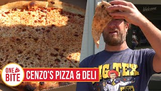 Barstool Pizza Review  Cenzos Pizza amp Deli Dallas TX [upl. by Wettam]