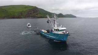 Popof Island Alaska Seiners fishing for Salmon 62018 [upl. by Nnybor893]