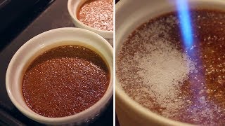 Langston cooks chocolate crème brûlée [upl. by Oigaib935]