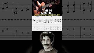 intro Time In A Bottle Fingerstyle Guitar Cover With Tab  Jim Croce [upl. by Gallagher]