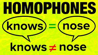 500 American English Homophones with Pronunciation [upl. by Nahs]