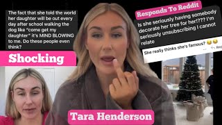 Tara Henderson RESPONDS To Reditt multiple times [upl. by Adnelg]