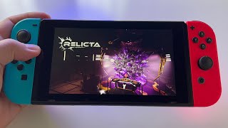 Relicta  Review  Switch handheld gameplay [upl. by Yci]