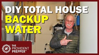 Brilliant DIY Whole House Emergency Water System Designed by Chris [upl. by Annaik371]