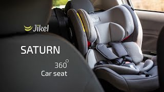 Jikel  Saturn Rotating 360 IsoFix Car Seat  Installation [upl. by Wynn]