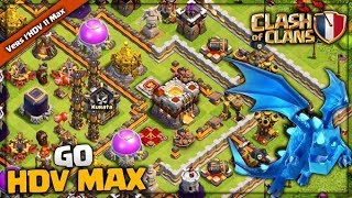 Clash of Clans  Vers lHDV 11 max 02  Lélectro dragon [upl. by Notlrahc]