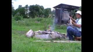 atlatl part 23 making hazel darts  Speerschleuder [upl. by Yanel]