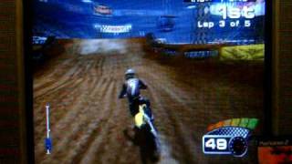 MX 2002 Featuring Ricky Carmichael PS2 250cc Supercross Race [upl. by Pinelli230]