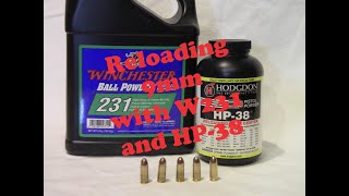 Reloading 9mm with HP 38 W231 during the ammo shortage [upl. by Acirea]