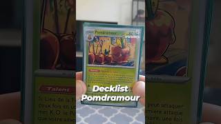 Decklist Pomdramour pokemon jccpokemon pokemontcg pokemoncards deckprofile [upl. by Adidnac]