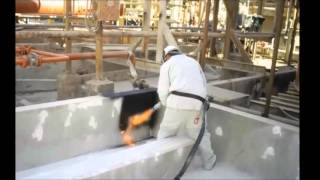 HERCULES  Flame Spray Coating Process of Concrete and Metals [upl. by Aillimac]