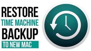 How to restore a Time Machine Backup to a new Mac [upl. by Hadwyn]