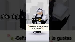 🍡señales de que le gustas a un chicoa🍡 deku roblox shorts musica SOYJONI1 [upl. by Rochus]