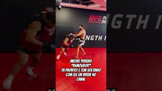 Michel Pereira preparando pro seu primeiro main event E tem ele no quadro novo do Canal Em breve [upl. by Gader]