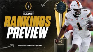 College Football Playoff Rankings Preview Where will teams on a bye week land [upl. by Anabal]