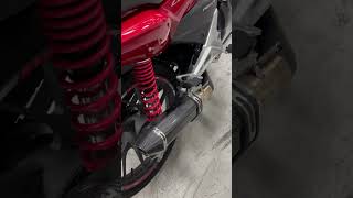 Honda cb125f Glr modified exhaust sound [upl. by Ploss]