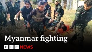 Frontline special report Myanmar rebels take on army in brutal civil war  BBC News [upl. by Serrano]