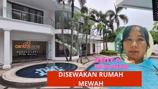 Rumah mewah disewakan ada kolam renang pribadinya anak dan dewasa di kawasan Golf Bsd city [upl. by Seyah]