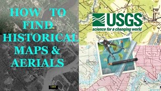 HISTORICAL AERIALS AND MAPS TUTORIAL [upl. by Banwell]