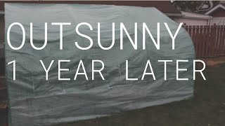 Outsunny Greenhouse UPDATED REVIEW  1 year later [upl. by Ahsiad]