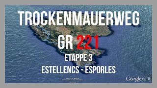 Trockenmauerweg GR221  Etappe 3  Estellencs  Esporles  Wandern Mallorca  GPSTrack [upl. by Adall]