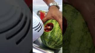 แตงโมปั่นแบบใด watermelon smoothie streetfood food [upl. by Vernier]