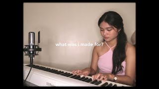 What Was I Made For  Billie Eilish Cover [upl. by Seaddon]