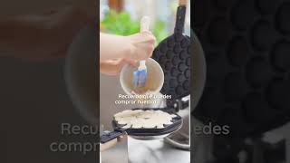 🧇 ¡Waffles saludables para desayunar Dale un toque especial👩🏻‍🍳 waffle desayuno food cocina [upl. by Aenad]