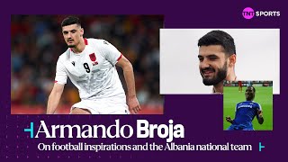 Sign Up  Into Football  Armando Broja on football inspirations family and Albania national team 🎥 [upl. by Enenstein]