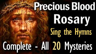 Holy Rosary of the Precious Blood of Jesus Christ  All 20 Decades Mysteries Complete video [upl. by Him]