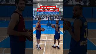 FAST 3POINT SHOOTING CONTEST  Punter vs Abrines  Barcelona [upl. by Divad]