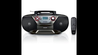 Complete Review Philips 5 in 1 AZ574098 MP3 DVDCD PlayerHindi [upl. by Diarmit]