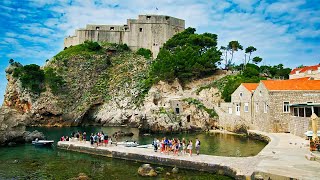 Dubrovnik Full walking Tour 19  Pile Gate  Franciscan monasterys library  Croatia [upl. by Ahtel]