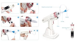 Hydrolifting Gun Korea Mesotherapy EZ Negative Pressure  mesotherapy gun  mesotherapy at home [upl. by Eskill724]