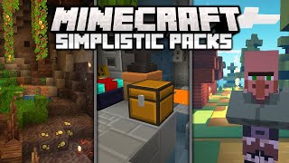 Top 5 Best Simple Texture Packs for Minecraft [upl. by Malha]